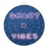 Smart Vibes Quote Text Art Design Dartbord (Voorkant)