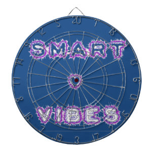 Smart Vibes Quote Text Art Design Dartbord