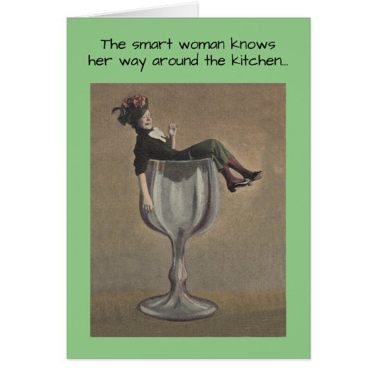 Smart Woman Birthday Celebration Retro Funny Humor (Voorkant)