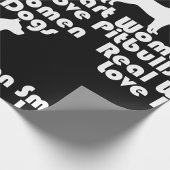 Smart Women Love Pitbulls Wrapping Paper Cadeaupapier