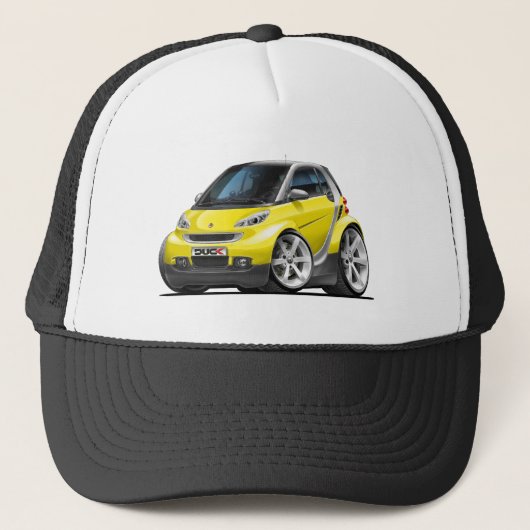 Smart Yellow Car Trucker Pet (Voorkant)