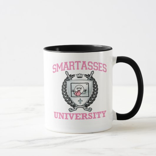 Smartasses University Logo Mok (Rechts)
