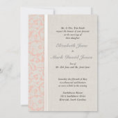 SmartElegance Coral Faire-part de mariage (P) (Dos)