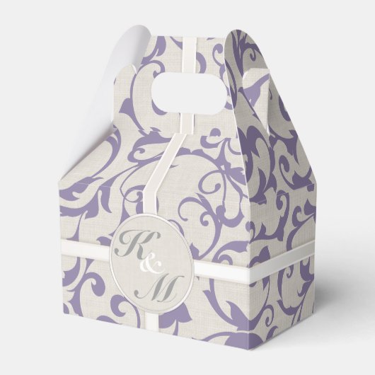 SmartElegance Lavender Wedding Collectie Bedankdoosjes (Voorkant Zijde)