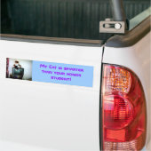 Smarter Cat Bumpersticker (Op Truck)