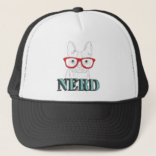 Smartest Boston Terrier Black en White Cute Puppy Trucker Pet