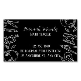 SmartMath Tutoring Services Magnetisch Visitekaartje