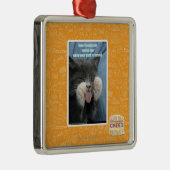 Smartmouth cat metalen ornament (Rechts)