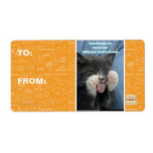 Smartmouth kat etiket (Voorkant)