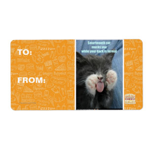 Smartmouth kat etiket