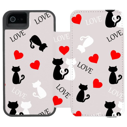 Smartphone case with cats incipio iPhone portemonnee hoesje (Agenda Open)
