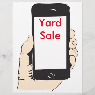 Smartphone rommelmarkt flyer