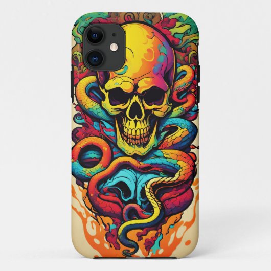 Smartphone Stoer Hoesje, Apple Case-Mate iPhone Case (Achterkant)