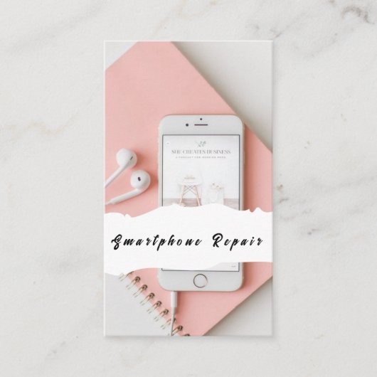 Smartphone Visitekaartjes voor reparatie van mobie (Voorkant)