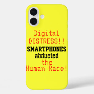 Smartphones ontvoerd door het Human Race Digital F iPhone 16 Plus Hoesje