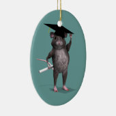Smartste rat in de stad keramisch ornament (Rechts)