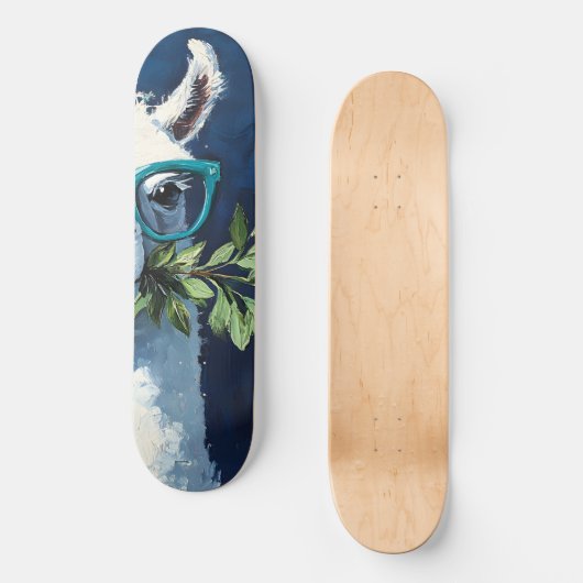 Smarty Llama Chic Skateboard (Voorkant)
