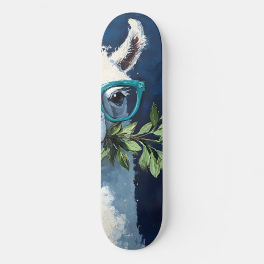Smarty Llama Chic Skateboard (Voorkant)