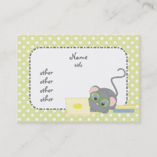 Smarty Mouse Visitekaartje