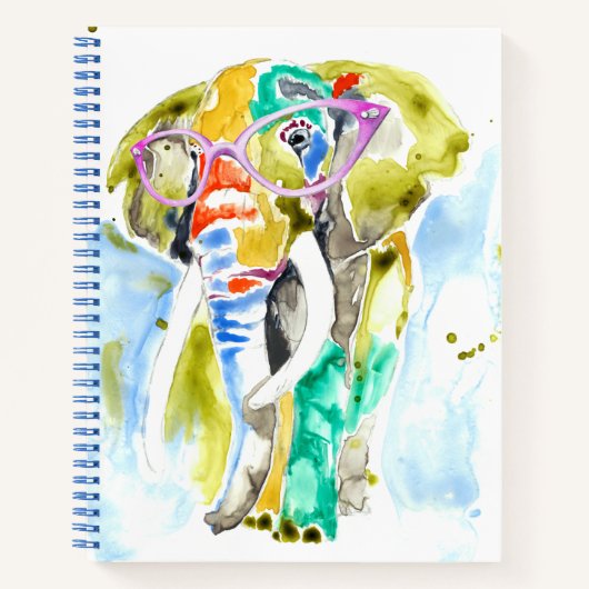 Smarty-Pants Elephant Notitieboek (Voorkant)