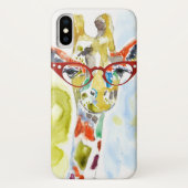 Smarty-Pants Giraffe Case-Mate iPhone Case (Achterkant)