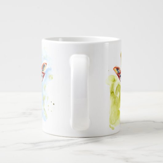Smarty-Pants Giraffe Extra Grote Beker (Achterkant)