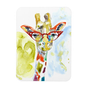 Smarty-Pants Giraffe Magneet