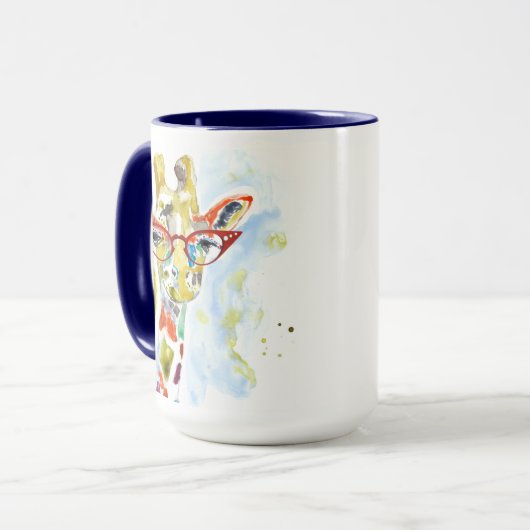 Smarty-Pants Giraffe Mok (Voorkant links)
