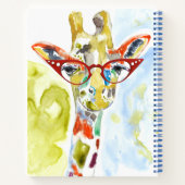Smarty-Pants Giraffe Notitieboek (Achterkant)