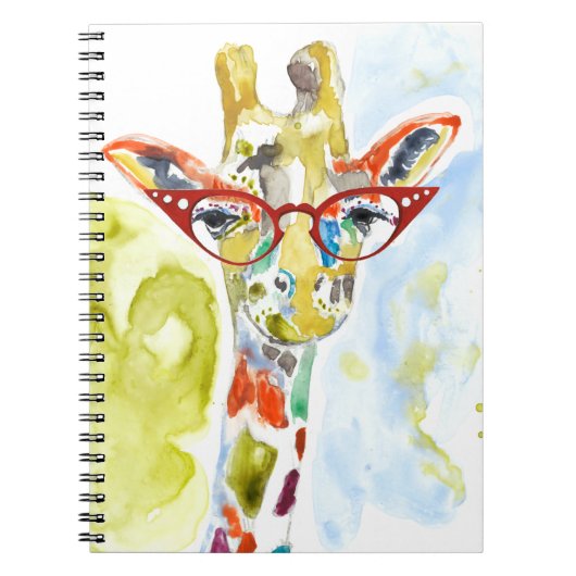 Smarty-Pants Giraffe Notitieboek (Voorkant)