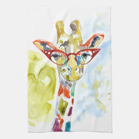 Smarty-Pants Giraffe Theedoek (Verticaal)