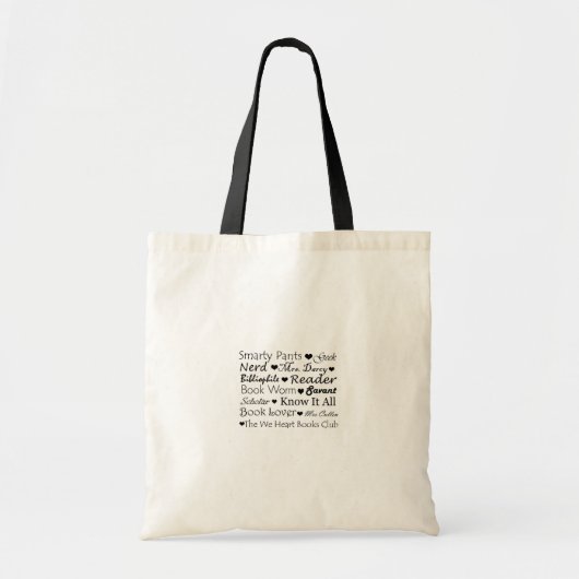 Smarty Pants Grocery Bag Tote Bag (Voorkant)