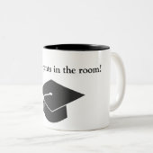 "Smarty-pants in the room" Twee-toonse Mok (Voorkant rechts)