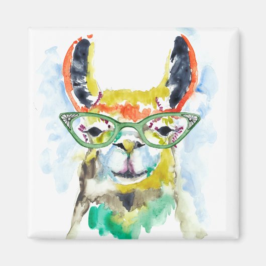 Smarty-Pants Llama Magneet (Voorkant)