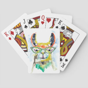 Smarty-Pants Llama Pokerkaarten
