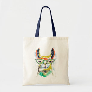 Smarty-Pants Llama Tote Bag