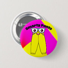 Smarty Pants Pin Ronde Button 5,7 Cm
