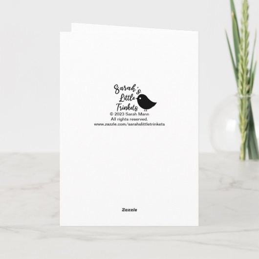 Smarty Pants Weasel Afstuderen Kaart (Achterkant)