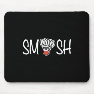 Smash Badminton - Badmintonspeler - Shuttle Raque Muismat