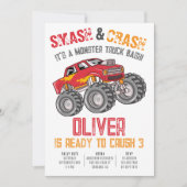 Smash & Crash Monster Truck Basdag Kaart (Voorkant)