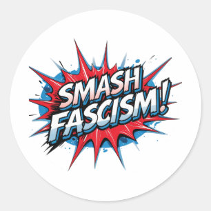Smash Fascisme Sticker