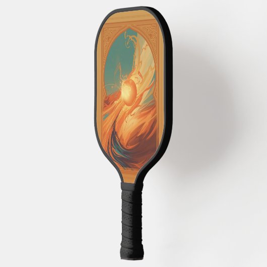Smash in Marokko – Pickleball Energy Art Print Pickleball Paddle (Links)