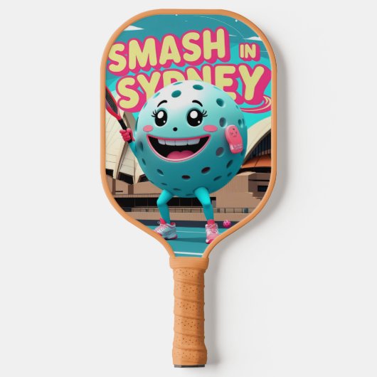 Smash in Sydney - Australië Pickleball Design Pickleball Paddle (Voorkant)