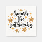 Smash Le Patriarcat ! Serviettes en Papier (Devant)