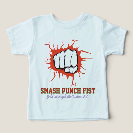 Smash Punch Fist – Bold Strength Motivation Art (Design voorkant)