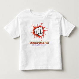 Smash Punch Fist – Bold Strength Motivation Art Kinder Shirts