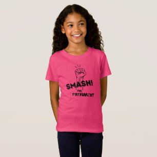 Smash the Patriarchy feminist - kinder T-shirt