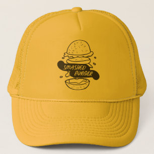 Smashed Burger Hoed Trucker Pet