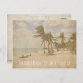  Smathers Beach, Key West, Florida Briefkaart (Voorkant / Achterkant)