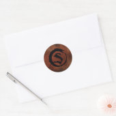 SMAUG™ Logo Ronde Sticker (Envelop)